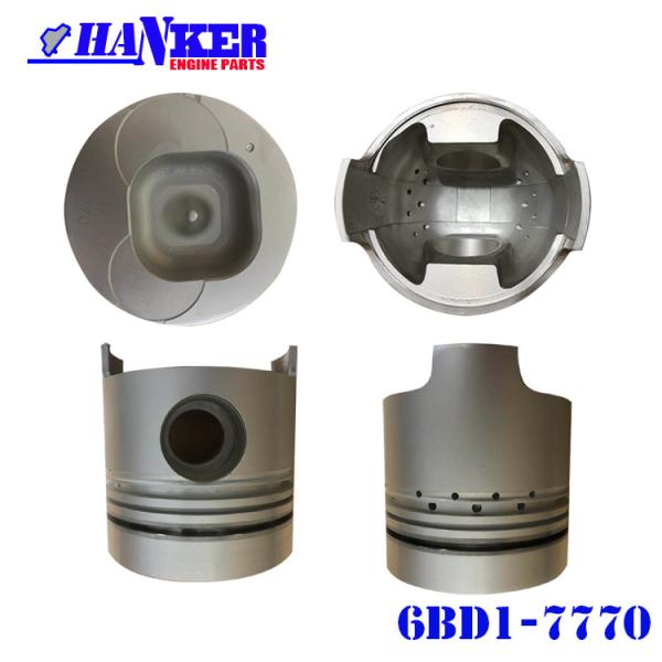 Isuzu 6BD1 Piston Kit With Pin 1-12111-777-0 1121117770 For Diesel Engine Spare Parts