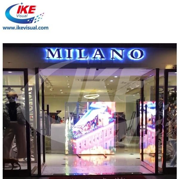 P3 Transparent LED Screens IP65 4500 Nits Glass Window LED Display
