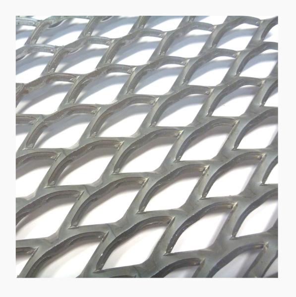 Raised Galvanized Sheet Steel Expanded Mesh Grating For Walkway Or Pedal