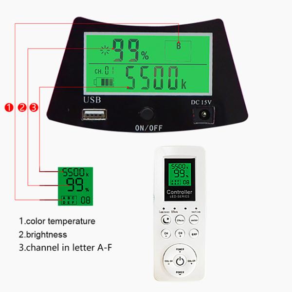 48W 18 набор татуировки дисплея LCD лампы СИД света 3200K 5500K кольца СИД дюйма заполняя