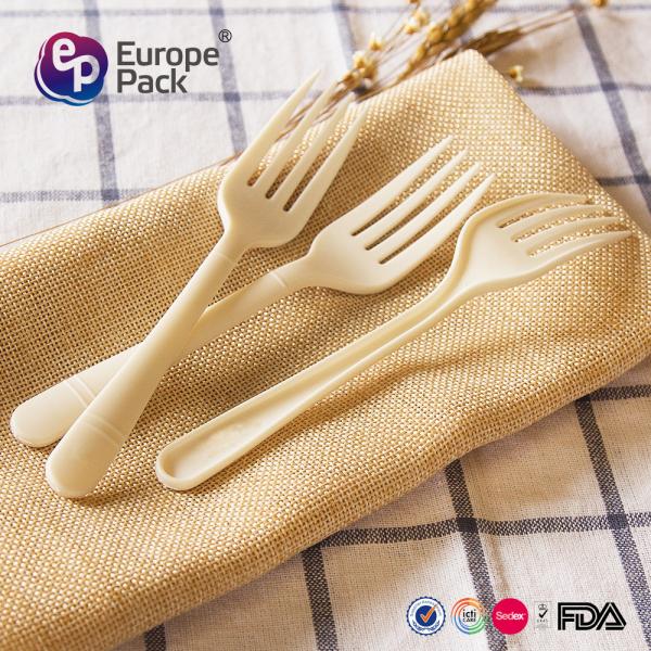 Eco-friendly corn fiber disposable china fondue forks with low price