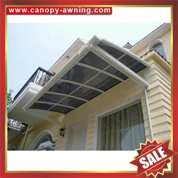 outdoor villa building gazebo patio balcony aluminum frame pc polycarbonate window door awning canopy shelter canopies
