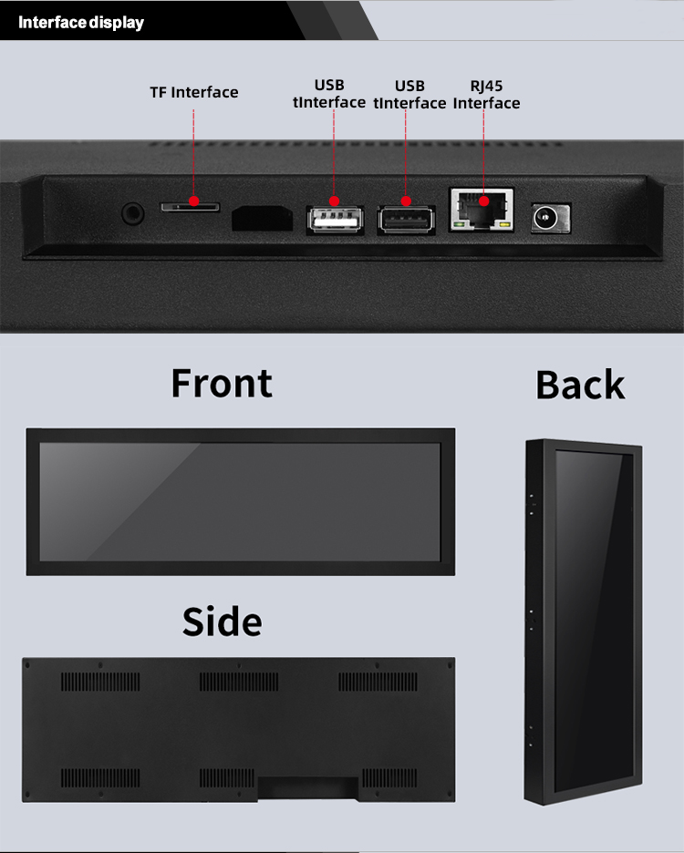 PAL полки NTSC 800nits цифров приведенный плакатом протянул панель Lcd Адвокатуры