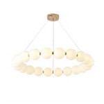 Светодиодные энергосберегающие стеклянные подвесные лампы Столовая Ресторан Люстра 25-30М2