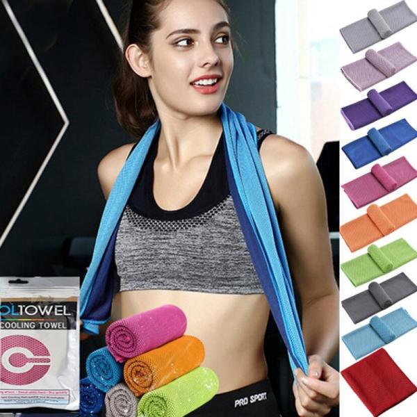 Des serviettes de refroidissement pour les sports confortables en microfibre