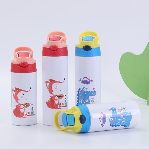 Push Button Automatic Cap Tumbler Cup 500ml Stainless Steel Water Bottle