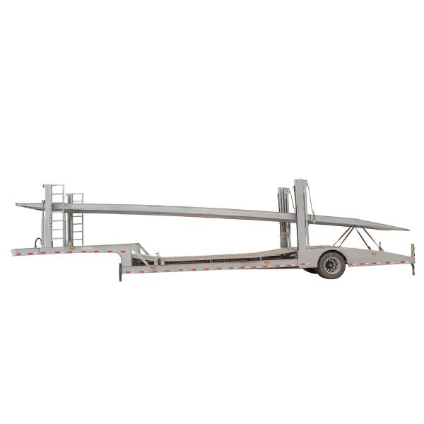 Flatbed 4 Car Carrier Trailers For Single-Axle Pickup Truck Transport Semi-Trailer