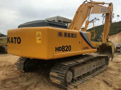 KATO HD820 usou a máquina escavadora da maquinaria com capacidade de 12 toneladas original do motor e da bomba