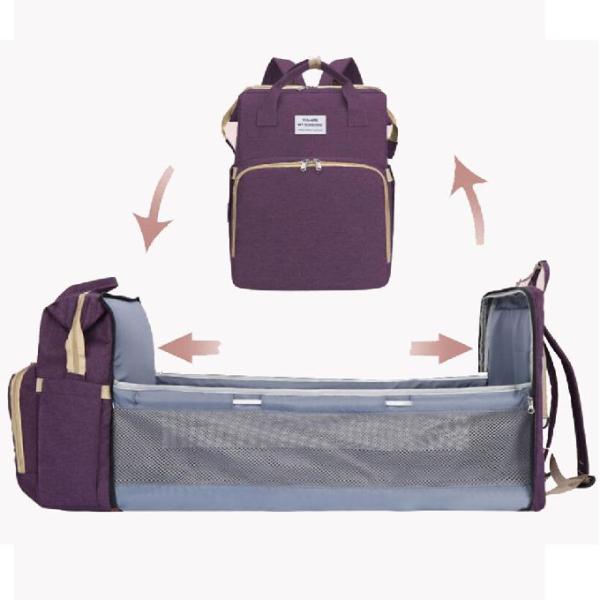 El múltiplo embolsa la bolsa de pañales plegable de nylon de la momia del pesebre 20L