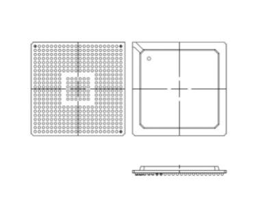 FPGA Field Programmable Logic Array XA3S1000-4FGG456Q