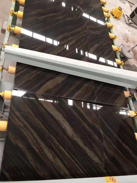 Elegant brown granite marble slab natural stone slab