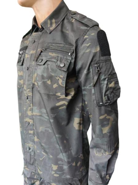 Poly Cotton Lightweight Uniform Set Night Pattern Camo Jacket and Trousers Waterproof Breathable Military Uniform Clothing For Soldiers