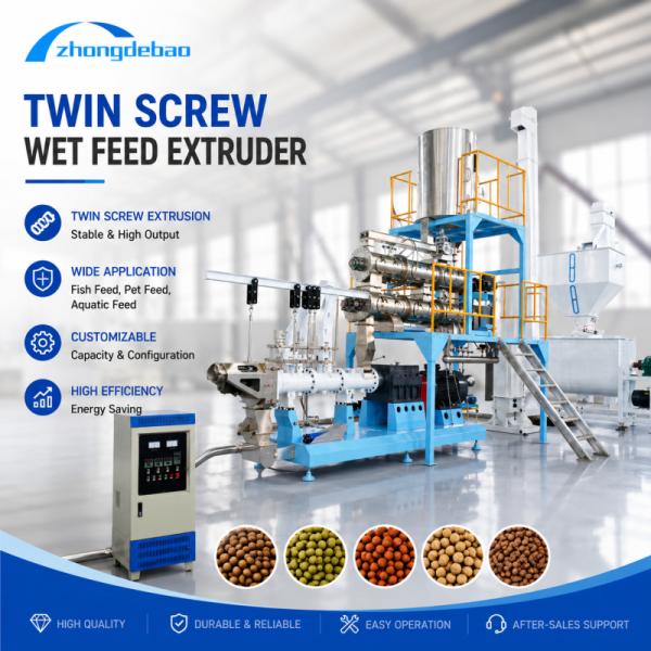 Customized Colour Floating Fish Feed Production Line Featuring Pillow Or Bread Shape Briquette and Main Motor Power 5.5-160kw for Aquaculture Feed