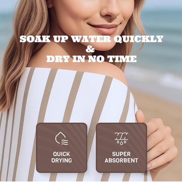 Serviette de plage élégante pour les escapades estivales et l'élégance au bord de la piscine