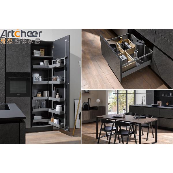 Небольшой дизайн меламин отделка кухонный шкаф современный и доступный для европейского рынка