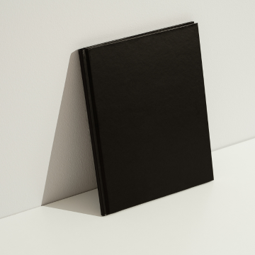 Гладкая и жесткая черная доска для устойчивой упаковки и печати