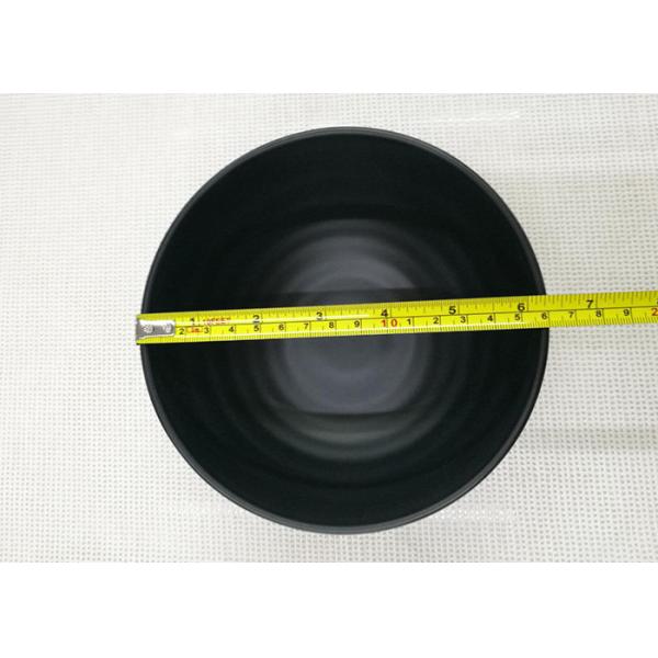 Diameter 16cm Weight 271g Black Color Noodels Bowl Imitation Porcelain Bowl