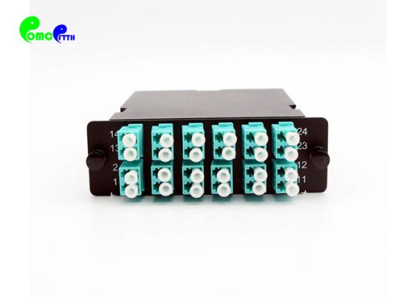 MPO MTP Cassette Low Power Penalties LC UPC Adapter With Desgined For 10G/40G Color Black