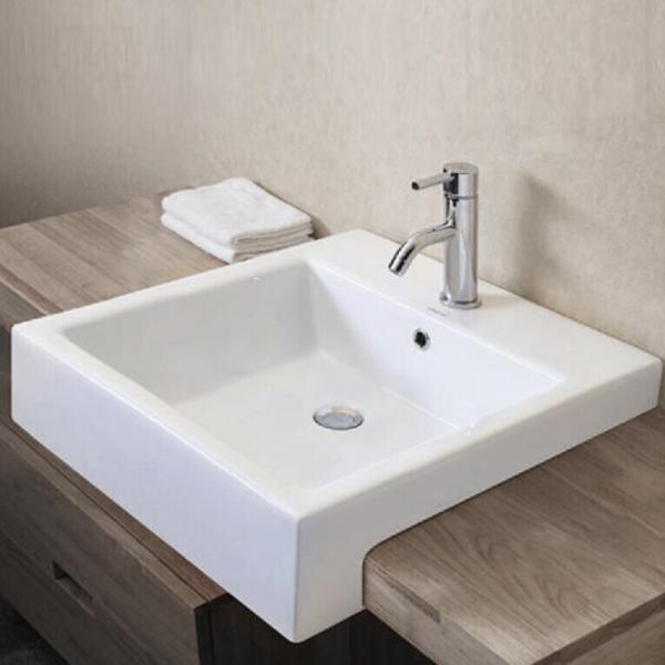 Semi утопленный встречный верхний таз 500x465x190mm с переполнением