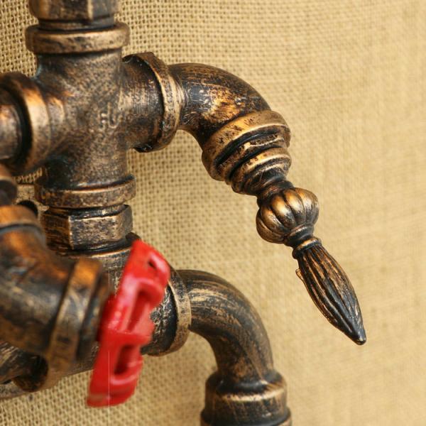 Steam punk wall lamp creative restaurant hall corridor stair iron robot wall light (WH-VR-43)