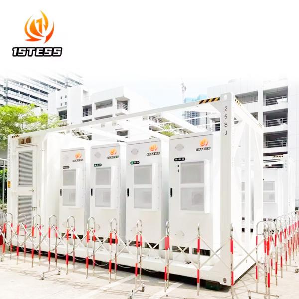 LiFePO4 Bateria de armazenamento de energia 1MWh Solução para estabilização da rede elétrica