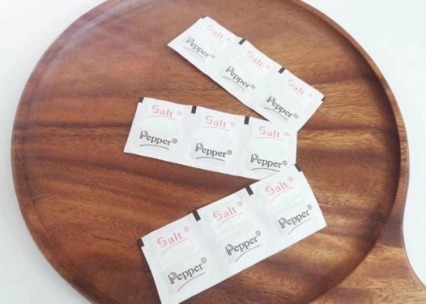 Customizable Individual Condiment Packets With Salt Seasoning