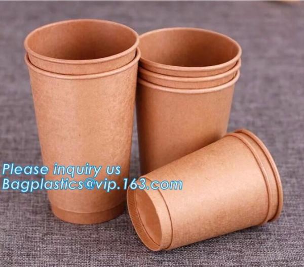 100% Biodegradable Disposable PLA Coated Coffee Paper Cup,9oz hot coffee paper cup with lids/ coffee to go cups/ oem dis
