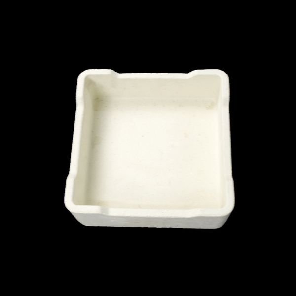 High Temperature Corundum Ceramic Sagger For Industrial Kiln And Powder Sintering