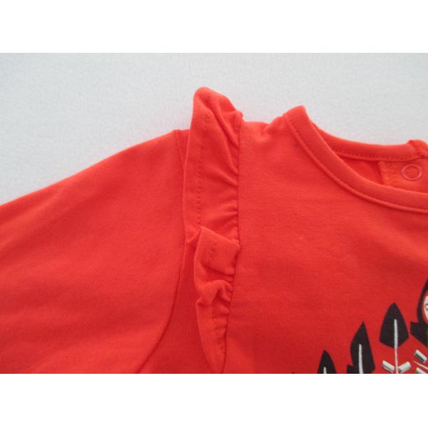 Cotton Jersey Baby Printed T Shirts Frills Along Armholes