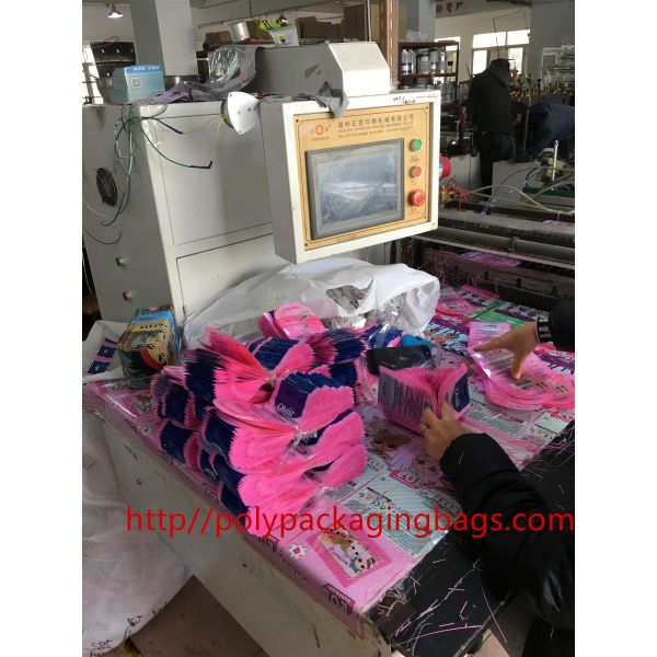 Laminated Plastic Poly Hang Bag For Insole Packaging Moisture Proof