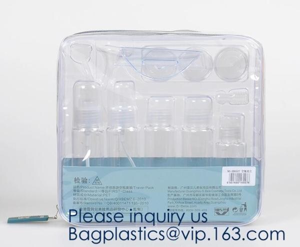 High Performance Toiletry Bag,Vinyl Plastic Toiletry for Travel Accessories Organizer Makeup bag,Wine sling Recycled Cos