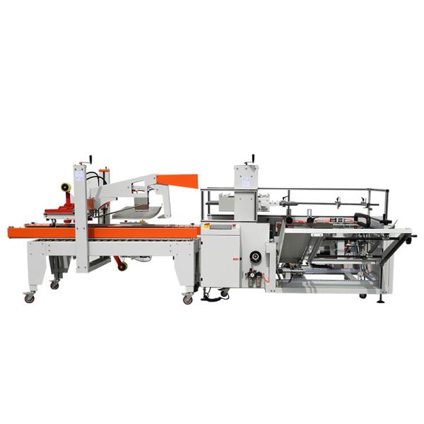 Folding 220v Automatic Box Sealing Machine 50hz Top And Bottom Case Sealer