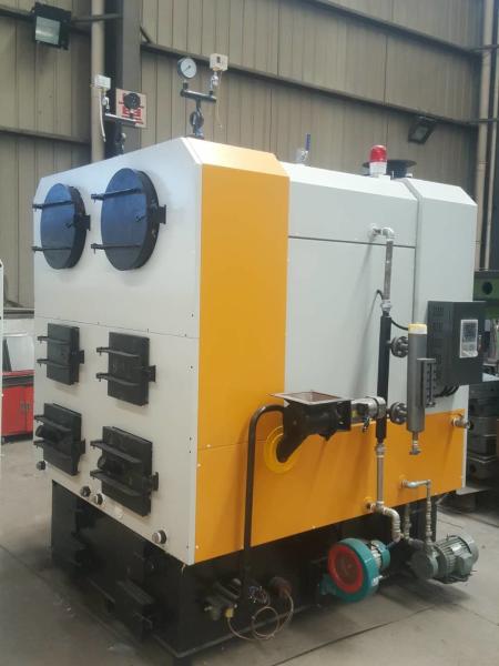 Small scale horizontal 300kg steam boiler for textile industry