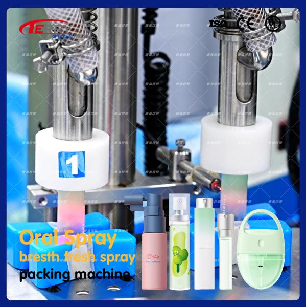2-50ml Spray Bottle Filling Machine Water Emulsion Packing Line 