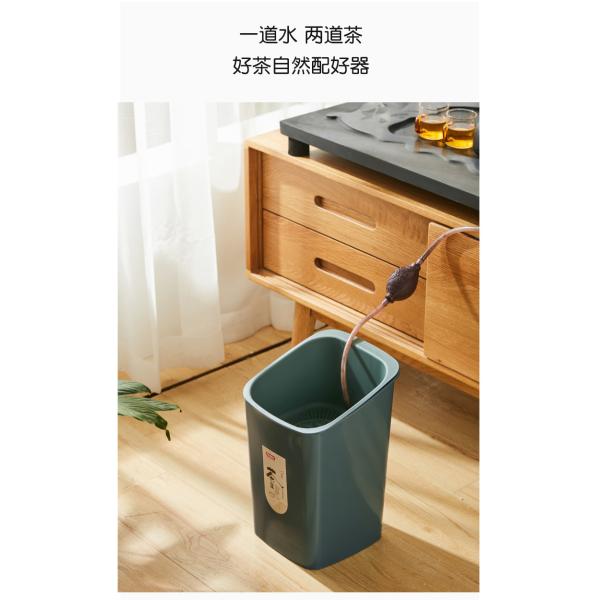 Tea Leaves Bucket Rubbish Plastic Dustbin For Kitchen Waste