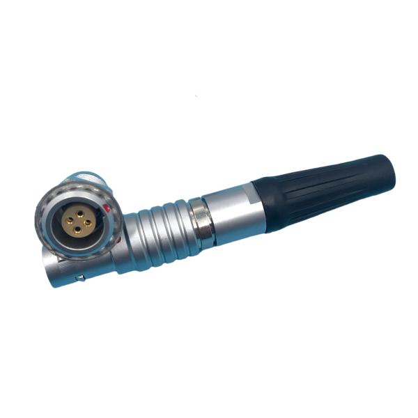 2B 3B Circular Push Pull Connectors 4 Pin Zinc Alloy With Nikelplate