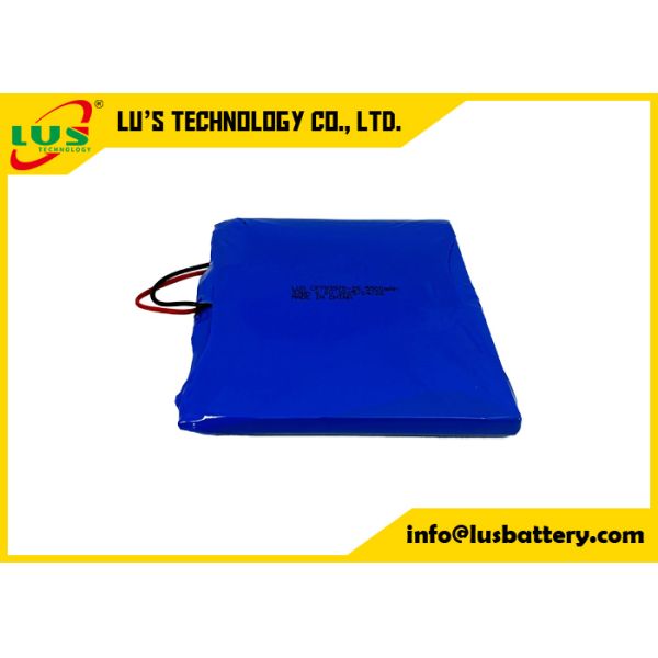 Custom Lithium manganese pouch battery 6V 5500mah thin cell battery CP783970-2S battery
