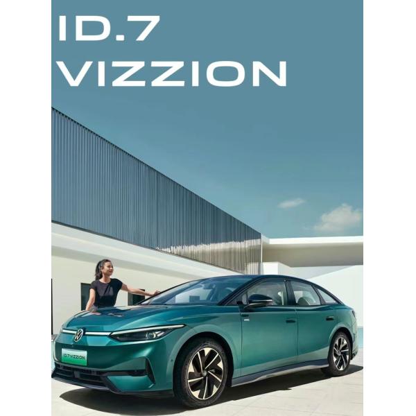 2024 VW Auto ID7 VIZZION PRO EV SUV eléctrico de lujo 5 puertas 5 asientos izquierda Alta velocidad 155km/h Caja de cambios automática Asientos de cuero
