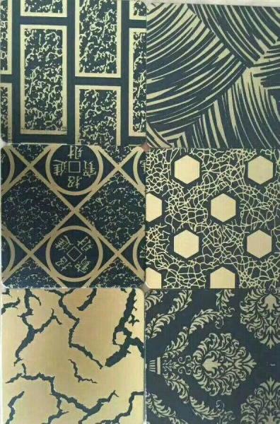 2019 High Quality 304 316 Double Blacken Colored 1219*2438mm Design Sheet Metal For Sell