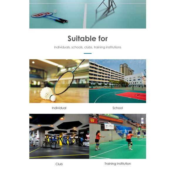 Máquina de alimentação do badminton de controle remoto de 180 bolas