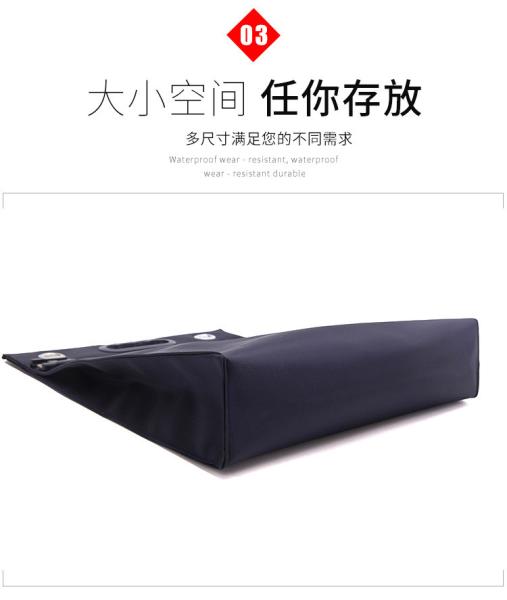 CROSS BORDER SOLID COLOR OXFORD CLOTH TICKET DOCUMENT BAG DOCUMENT BAG TICKET BAG DELIVERY BAG VOUCHER BAG A4 PAPER BAG