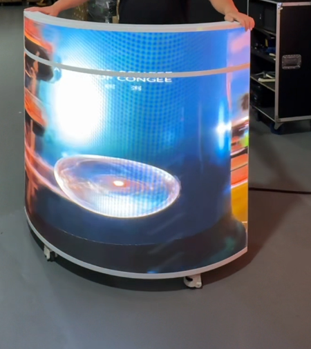 Fine Pitch P1.86 GOB LED Display with 3840Hz Refresh Rate and Magnetic Front Maintenance for Reception Desks