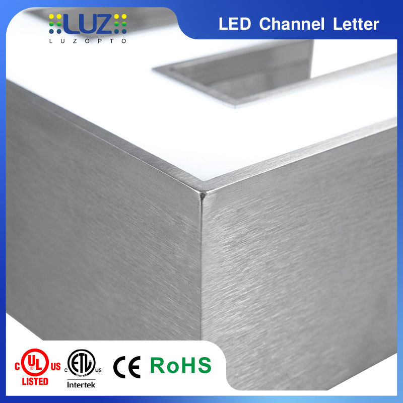 Energy - Saving / 3D Aluminum Frontlit Channel Letters For Retail Store