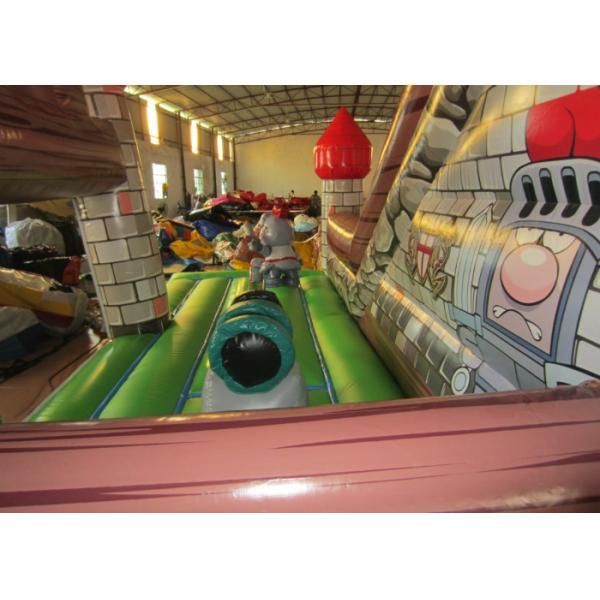 Indoor Playground Inflatable Fun City , Commercial Children Castle Bounce House