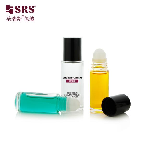BLPC 30ML 50ML Clear Thick Wall Heavy Glass Roll On Deodorant Gel Bottle Packaging Personal Care Bottles