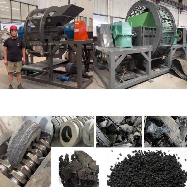 Condition Waste Rubber Tire Recycling Machine Tyre Shredder Machine for Your Business