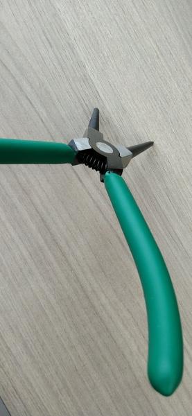 Curved mouth clamp pliers for German shaft (5 7 9 13)Full length (125,175,225,325mm)