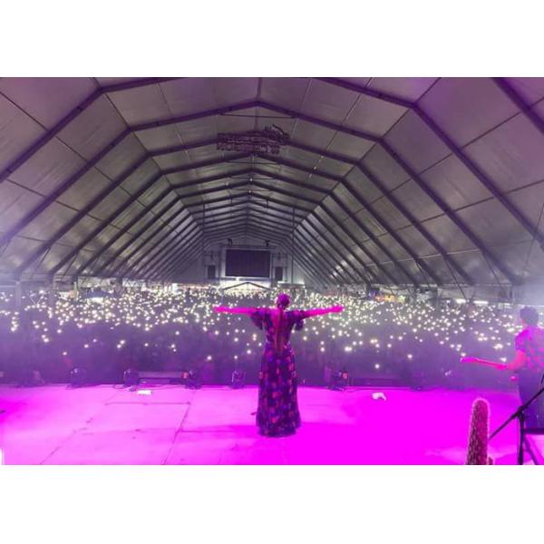 Aluminum Frame 60m Polygon Tent For Concert Dinning Warehouse