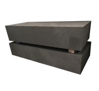 1.71 G/Cm3 Bloco Isostático de Grafite Cinzento Escuro para Indústria EDM