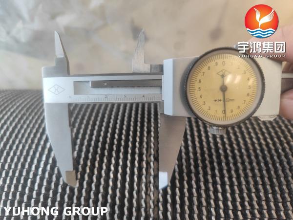 ASTM A312 TP347H Serrated Fin Tube for Furnace Heat Transfer